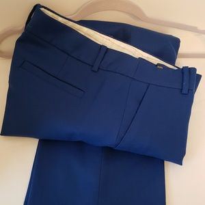 JCREW Factory Wool Flannel Cobalt Blue Pants
